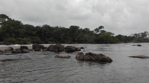 Le fleuve Sassandra à Soubré