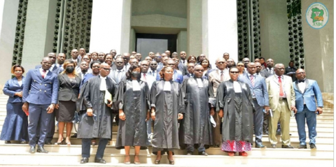Photo d'ensemble des participants à la formation de nouveaux Auditeurs de l’Agence Nationale de l’Environnement (ANDE)