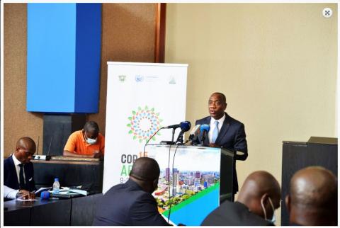 Photo de la formation des médias pour la COP15 en Côte d'Ivoire