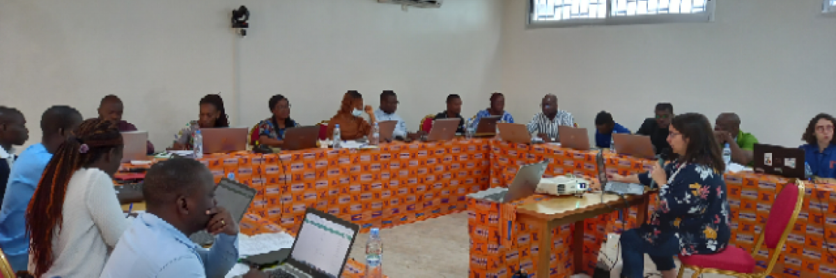 Photo des participants de l'atelier GBIF 2